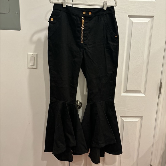 Ellery ruffled flared jeans black - Picture 3 of 5